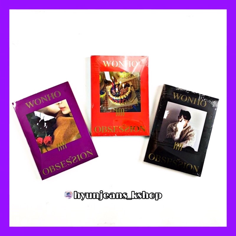 [READY STOCK] Wonho The 1st Single Album - OBSESSION + Benefit Web KTOWN4U Won Ho MONSTAX / MONSTA X