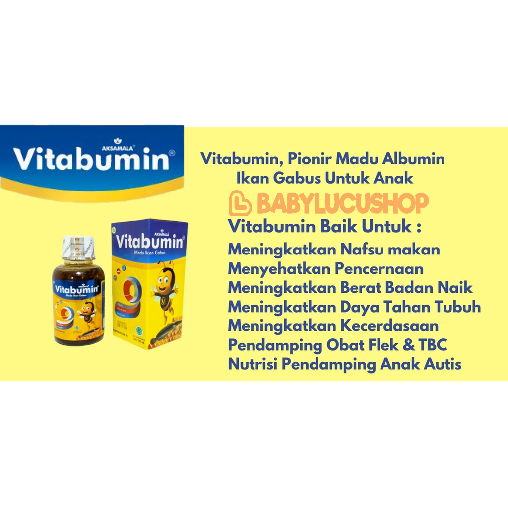 Vitabumin Madu Ikan Gabus Sirup 130 ml