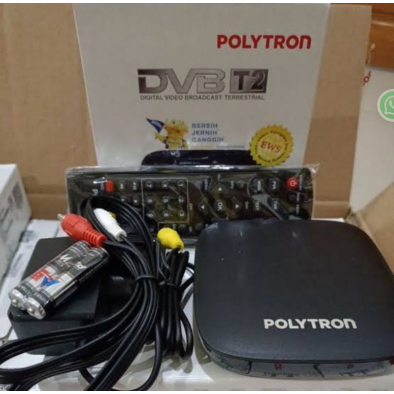 Stb polytron PDV-610T2 set top box digital tv DVB T2