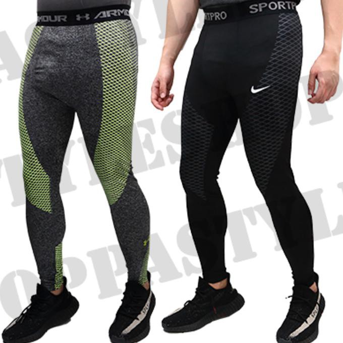 Promo Terbaru Celana Legging Sport Panjang Cowok Pria Nike Under Armour Adidas