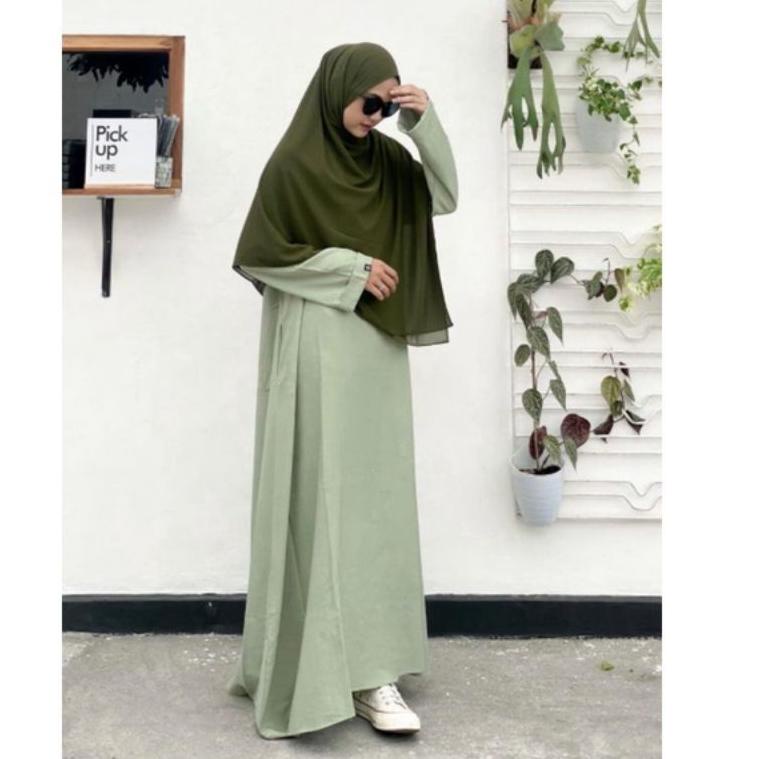 WNJ.591777 ‣ BASIC GAMIS ABAYA POLOS ABAYA TURKY