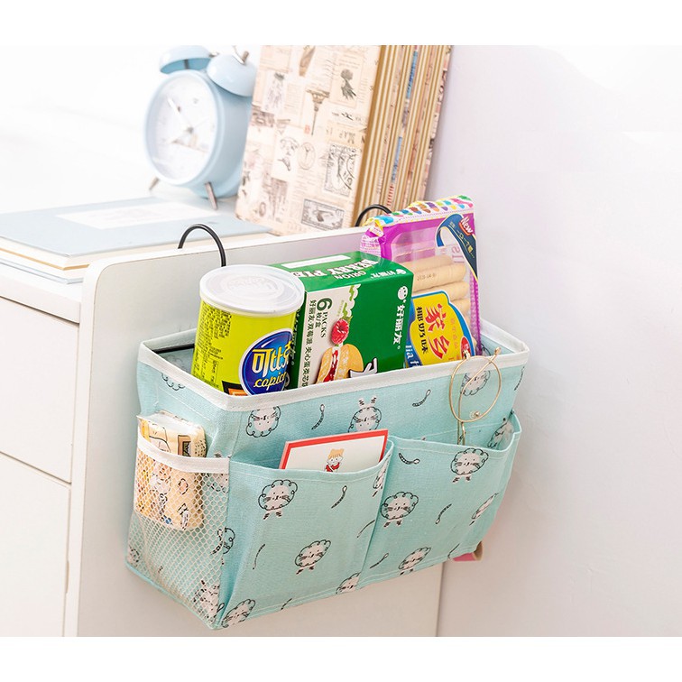 Swopply HL0226 Tas Penyimpanan Gantung Organizer Bedside Storage Serbaguna Tas Gantung