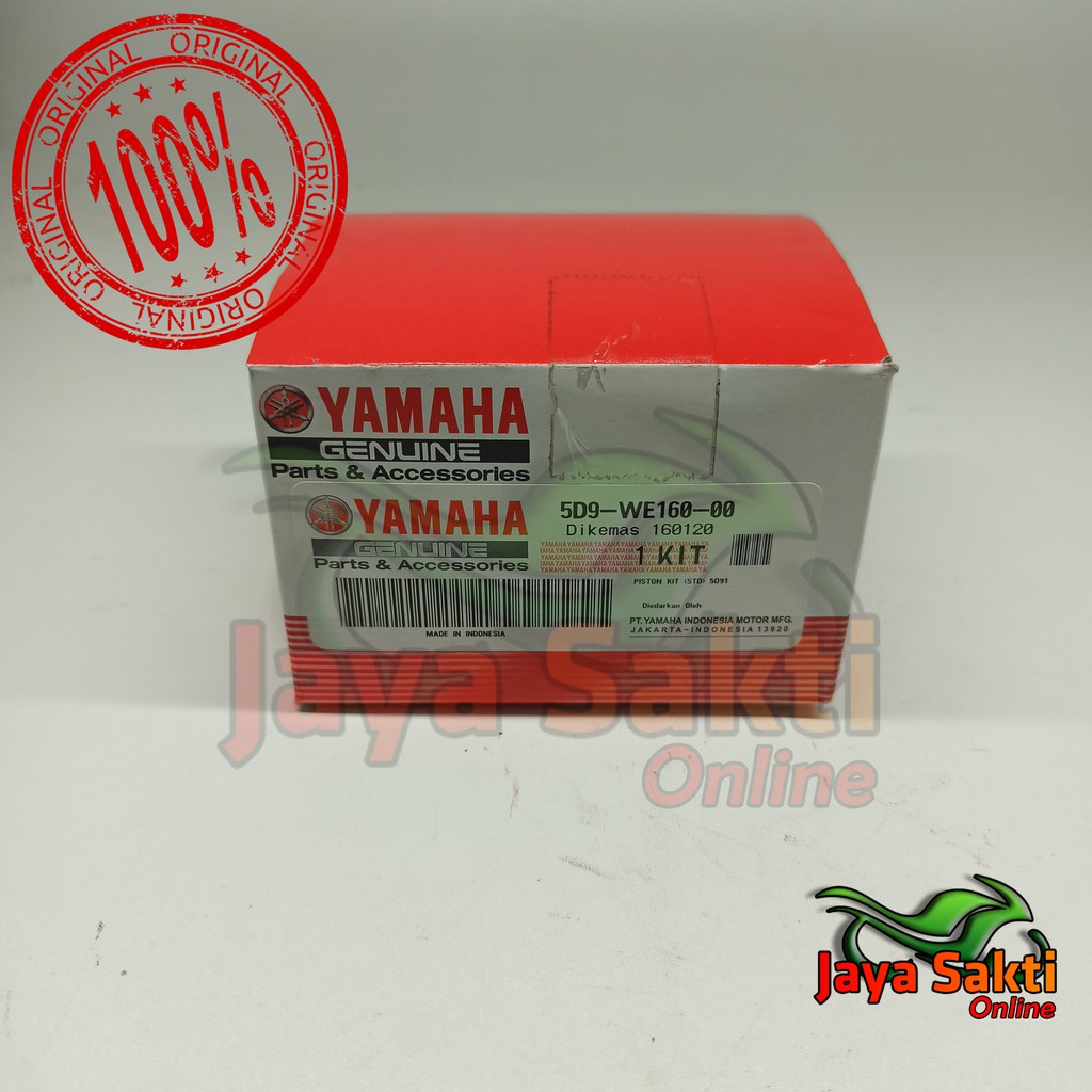 PISTON DAN RING PISTON UKURAN STANDAR VEGA ZR JUPITER Z 2010 ASLI YAMAHA