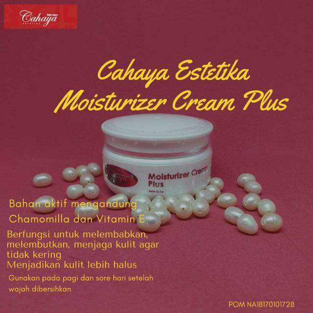 Cahaya Estetika Moisturizer Cream Plus