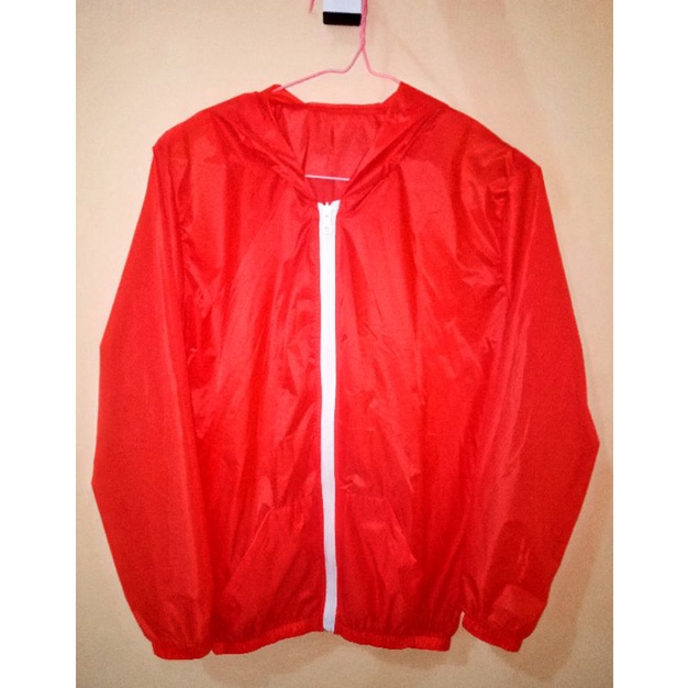 jaket semi transparan/Anti sinar UV