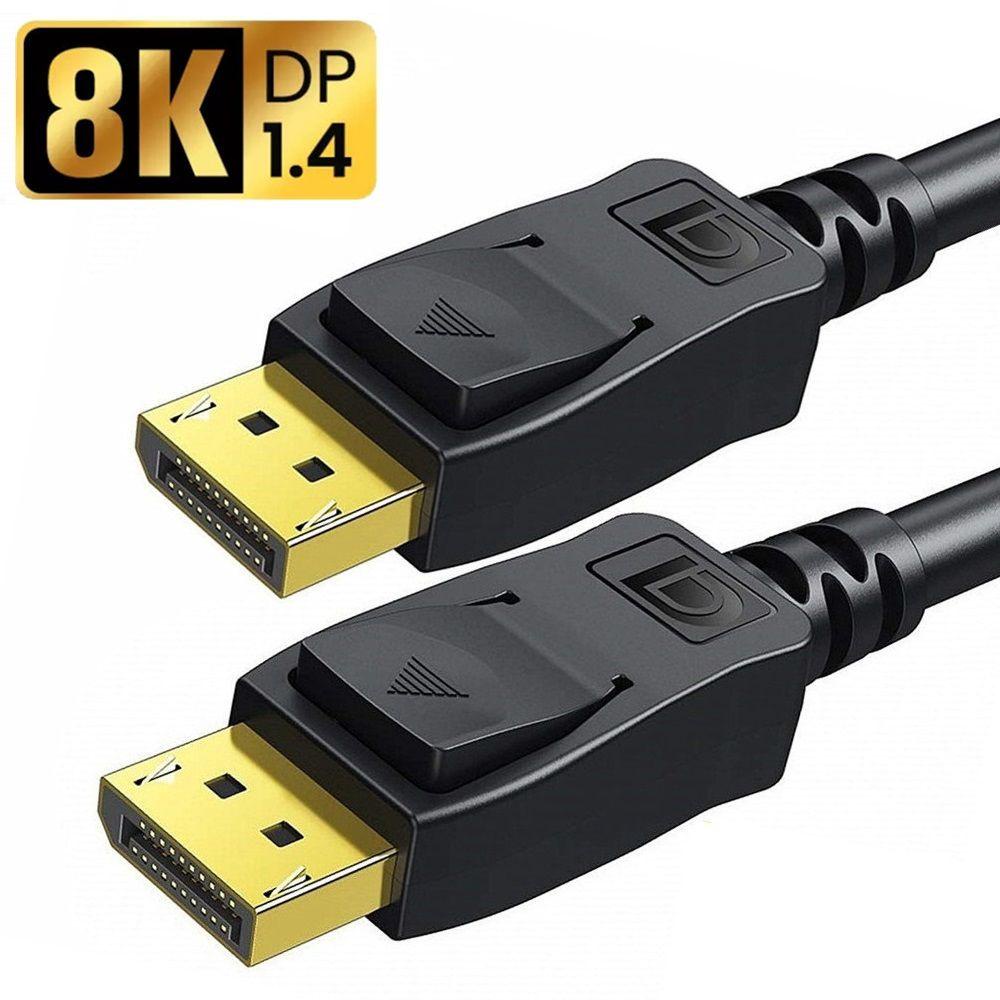 POPULAR Kabel DP to DP Monitor HDR 4K 144Hz Displayport Cord