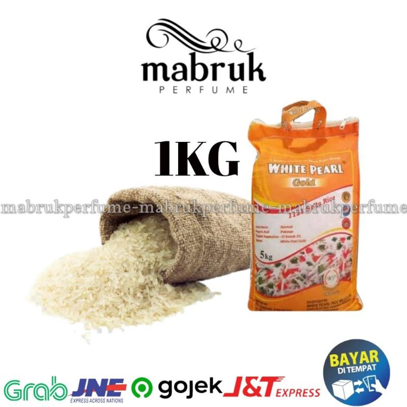 

White Pearl Gold Basmati sella Rice Beras Pakistan Beras India 1kg