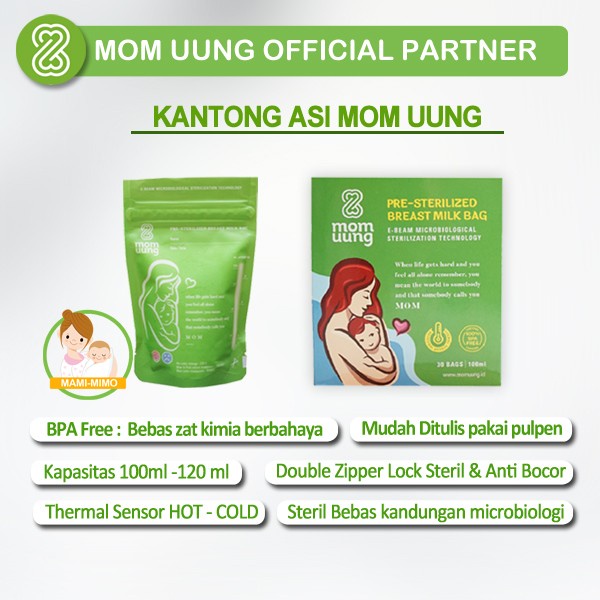 Mom Uung Kantong Asi - Breastmilk Bag ASI 100ml