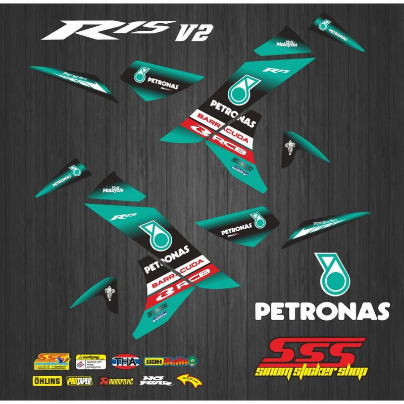 Stiker Striping Variasi R15 V2 Petronas