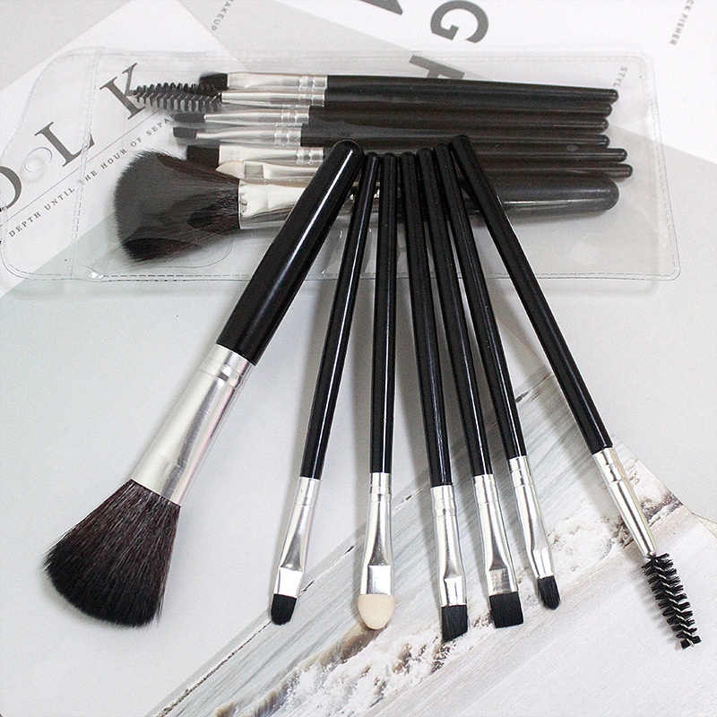 7pcs / Set Brush Eyeshadow / Foundation / Blush On / Bibir / Alis Untuk Makeup / Kosmetik Wanita