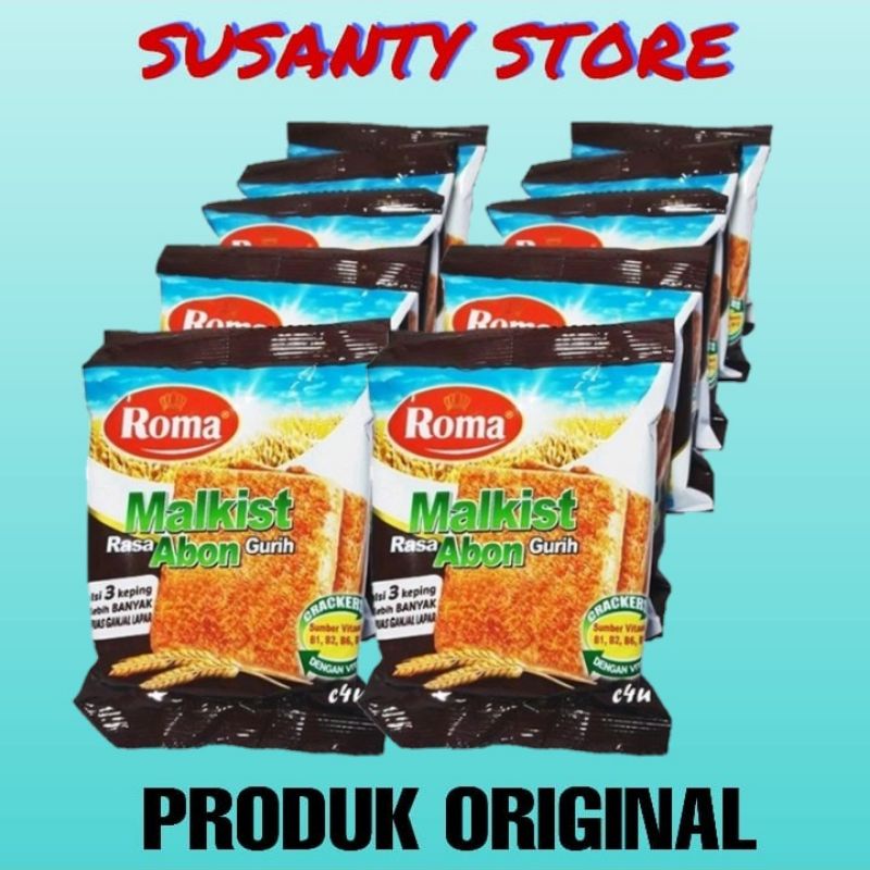 

ROMA MALKIST CRACKERS RASA ABON 27GR (RENCENGAN)ISI 10PCS.