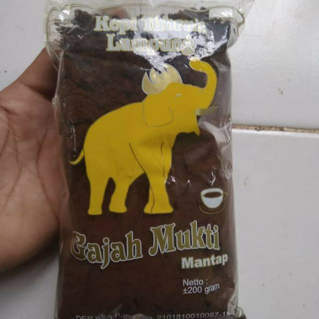 

Kopi Tubruk Lampung , Cap Gajah mukti