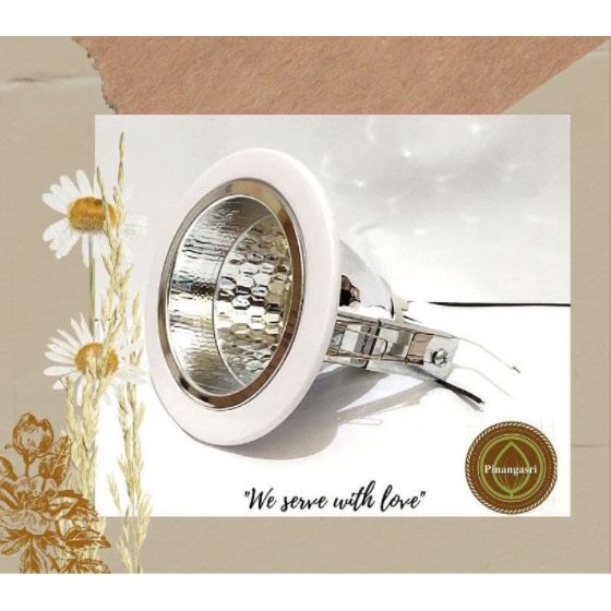 Downlight 3.5" 3.5 inch Putih Tebal Bisa Untuk LED Philips 5w 6w 7w 8w 10w 12w 13w