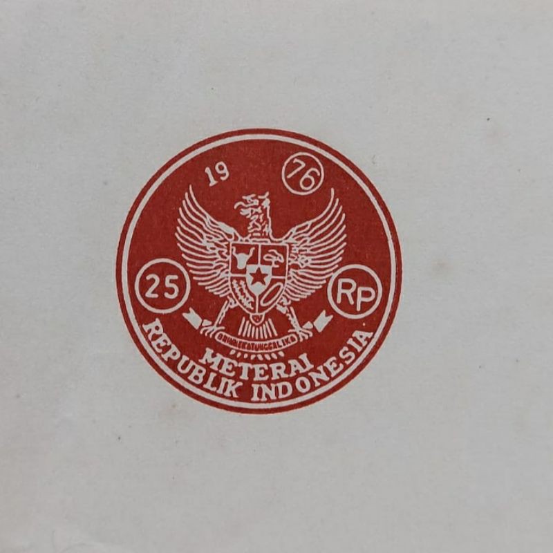 

Kertas Segel Tahun 1976 Double