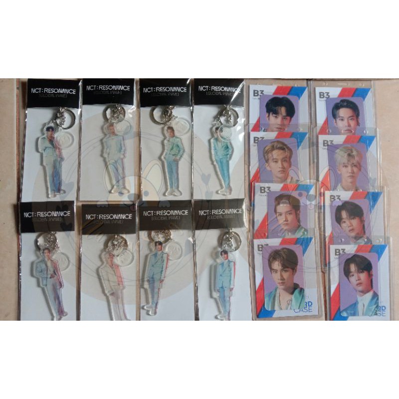 [READY INDO] ACRYLIC KEYRING + PHOTOCARD SET BEYOND LIVE NCT 2020 GLOBAL WAVE