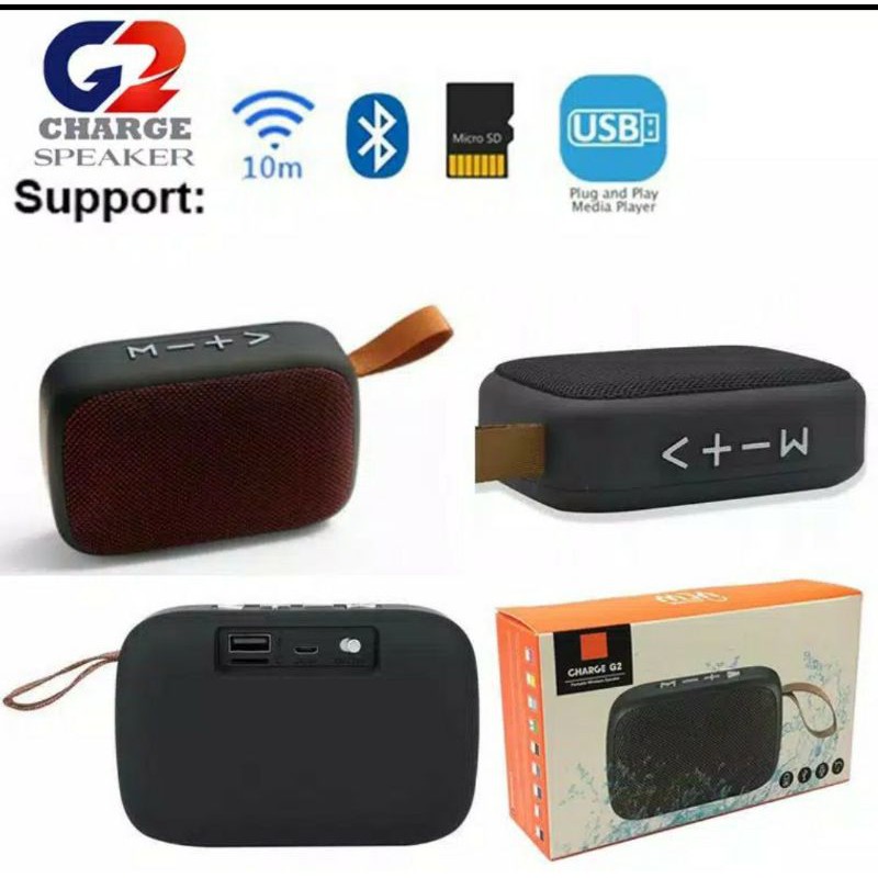 New !! Speaker Bluetooth Portable Charger ( G2 ) BT JBL Stereo Extra Bass Kotak-1