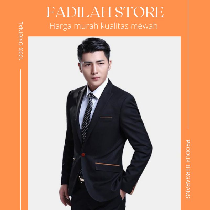 Jas Blazer Pria Formal Slimfit / Jas Kantor /Jas Kerja / Jas Nikah /Jas Terbaru