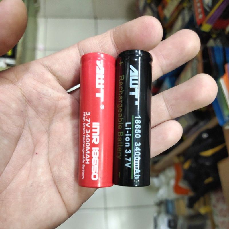 Baterai power bank / baterai rokok elektrik / baterai kipas 18650 battery battle universal