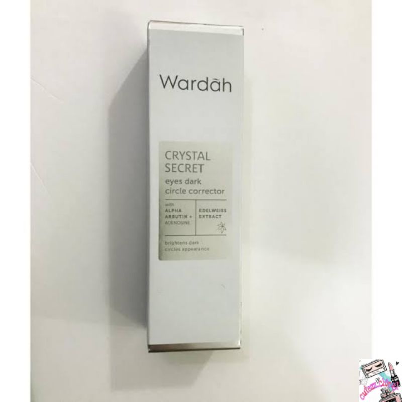 ☃Cutezz_Ching1☃Wardah Crystal Secret Eyes Dark Circle Corrector 10ml