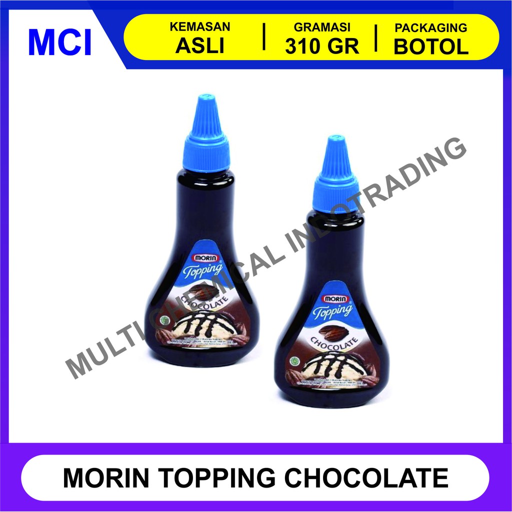 MORIN TOPPING CHOCOLATE 310 GR / SAUS SIRUP TOPPING COKLAT