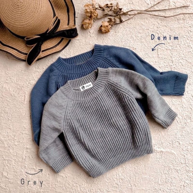 Sweater Rajut Reglan anak UNISEX 1-6th !! PROMO BULAN INI