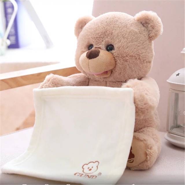 Klik.Boneka Peek a Boo Bear {FREE UPGRADE JNE REG TO JNE YES}