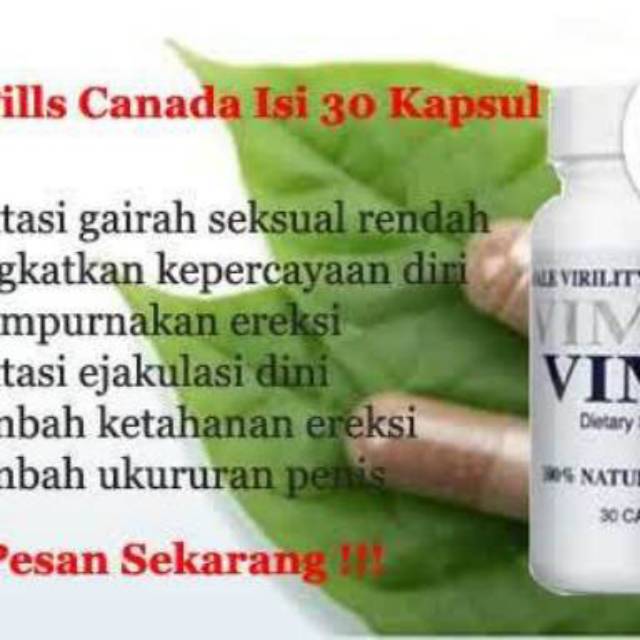 "Vmax" Capsul Asli Canada Obat Herbal Berkualitas