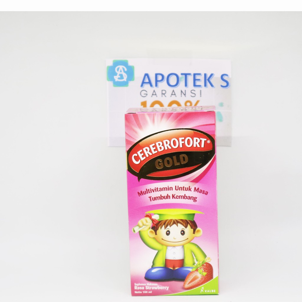 

Cerebrofort Gold Rasa Strawberry Sirup 100 ml