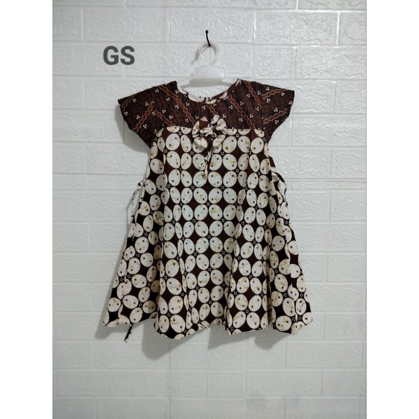 Dress Anak Batik Size S(3.5 s.d 4 THN)