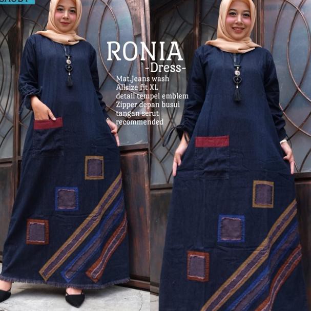 Ronia Maxi jeans / gamis jeans