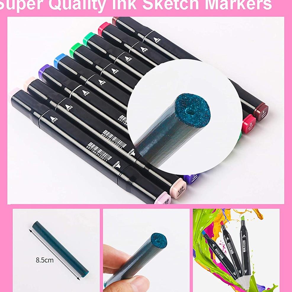 

[PROMO D7Q98] TouchFive 24/36/48/60/80 Warna Sketsa Spidol Umum General Marker Set Animation Markers Stock Banyak