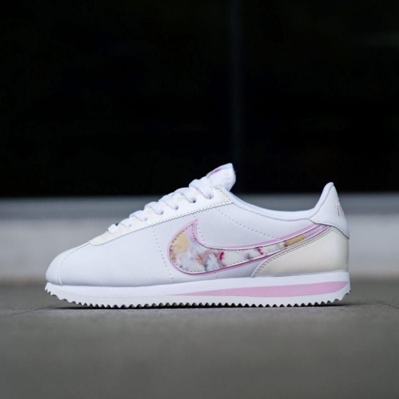 NIKE CORTEZ BASIC GS WHIYE ARTIC PINK