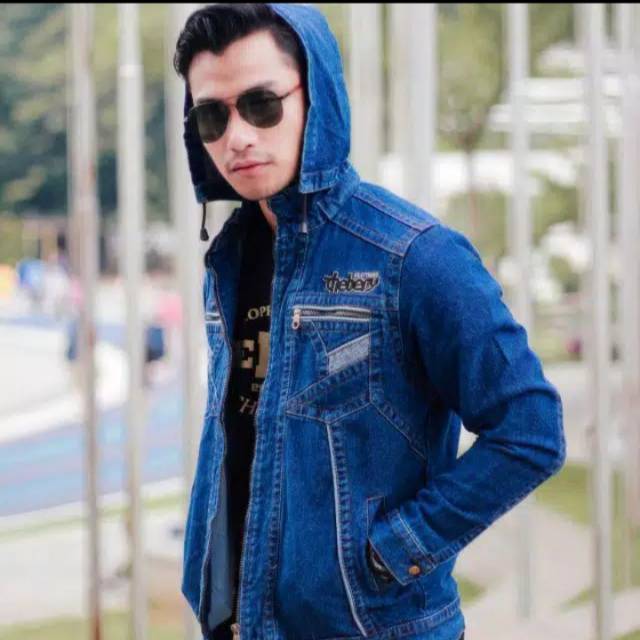 JAKET LEVIS Hoddie / Jaket levis sobek cowok