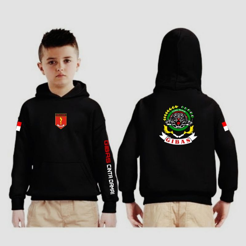 Sweater anak gibas cinta damai//hoodie anak//gibas cinta damai//jaket anak//baju hangat anak