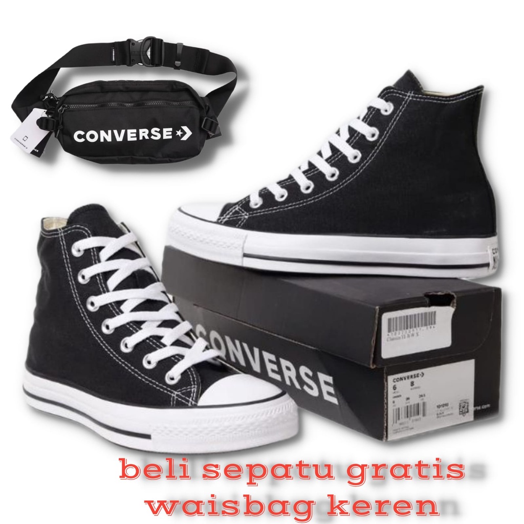 SEPATU CASUAL CONVERSE_70S ALLSTAR CHUCK TAYLOR CLASSIC PREMIUM  GRATIS TASWAIBAG SNEAKERS COWOK CEWEK SEPATU KETS PRIA WANITA CONVERSE_70S ALL STAR NOT ORIGINAL SEPATU SEKOLAH MAIN KERJA