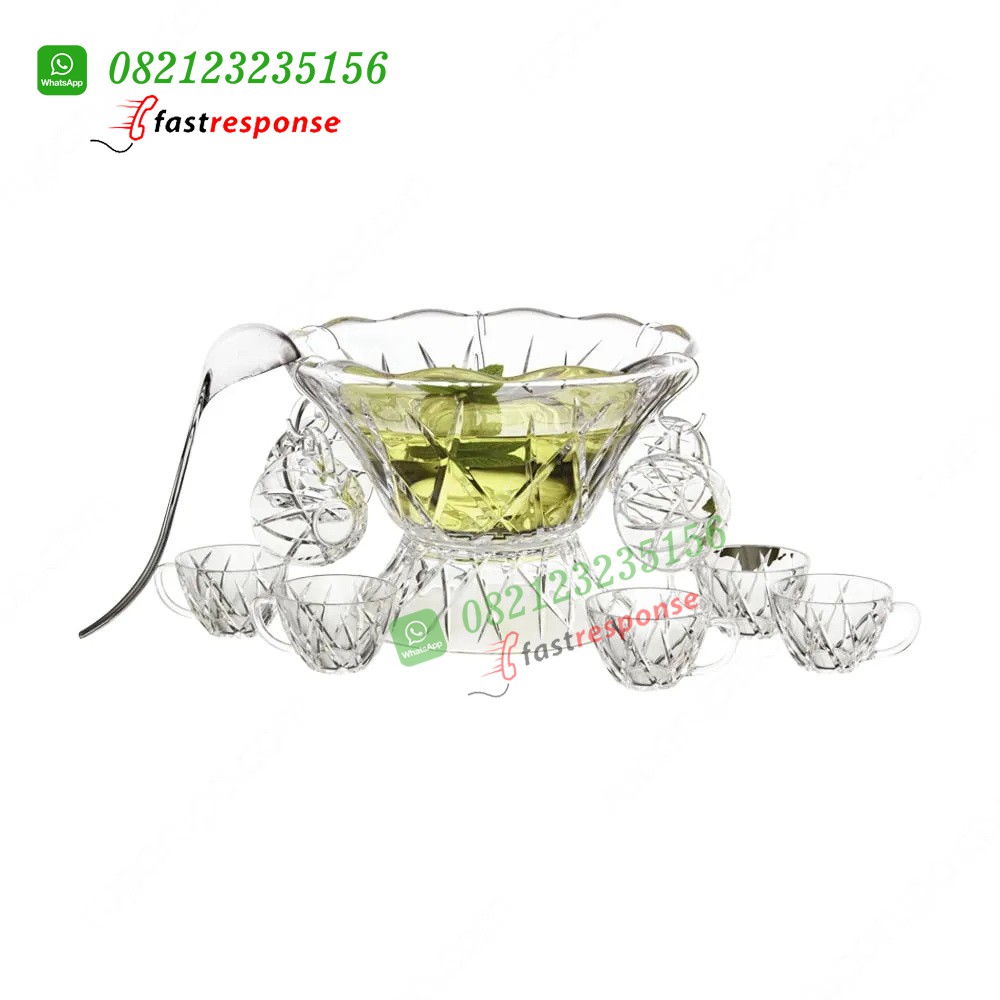 Krishome Set Punch Bowl 78cc 27 Pcs