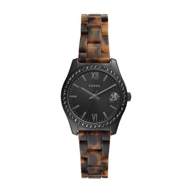 Fossil Scarlette Mini Three-Hand Date Tortoise ES4638