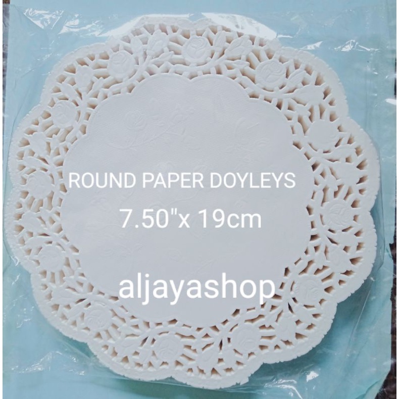 

paper doilyes/kertas alas kue 7,50/19cm