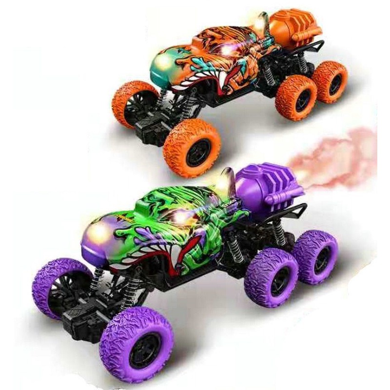 Mainan Anak RC LIGHT CLIMBLING CAR SPRAY Mobil Remote Control 4WD Asap