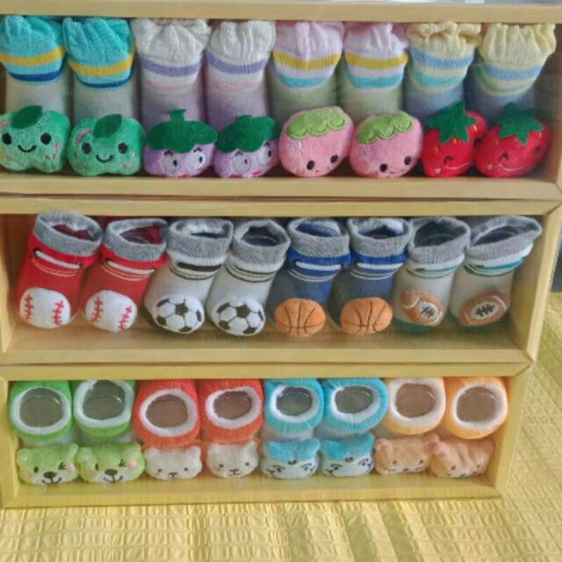 KAOS KAKI BAYI PINGGO BONEKA 4 IN 1-KAOS KAKI BONEKA PINGGO ISI 4-KAOS KAKI BAYI BONEKA LUCU