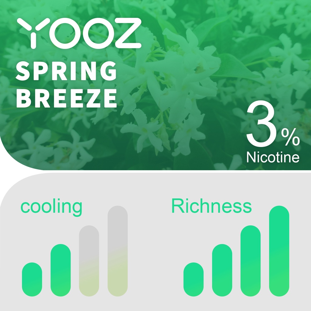 【YOOZ】 Spring Breeze flavor 2 pods cold  Vaporizer