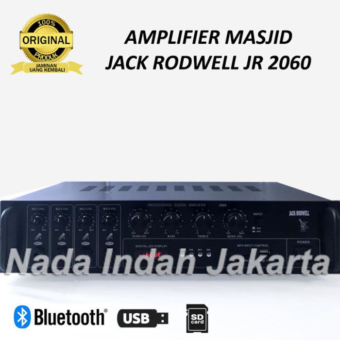 Promo Amplifier Toa Musholla Mesjid Jack Rodwell JR 2060 Ampli Corong Masjid Keren