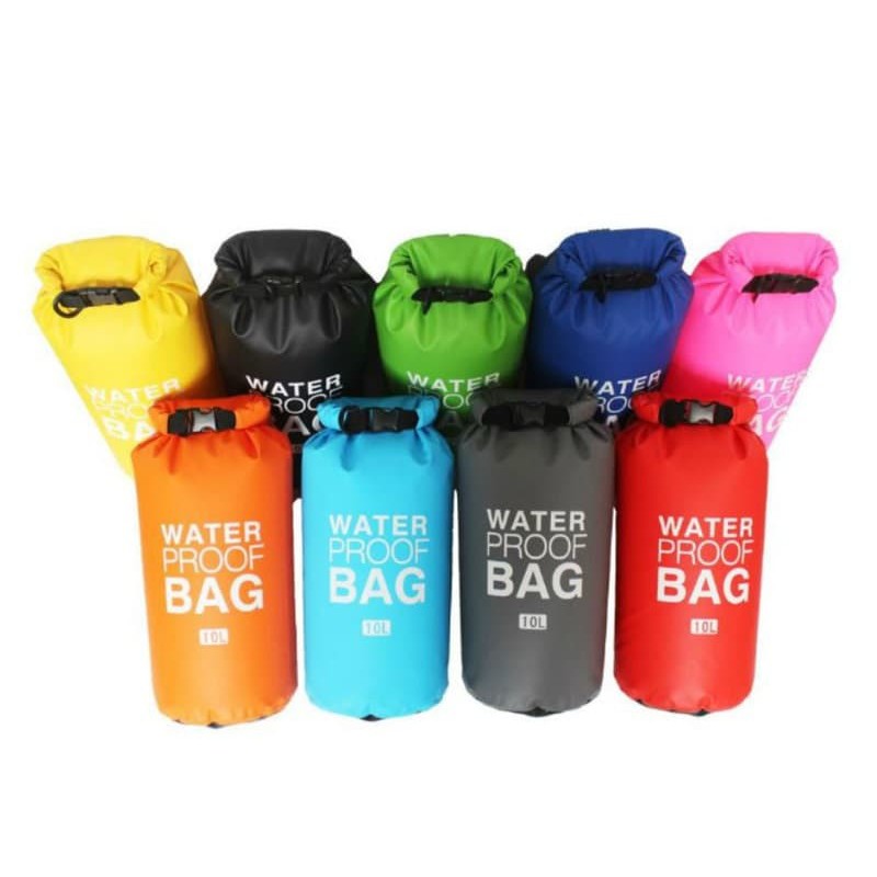 Dry Bag Travel Bag Drybag 10L Tas PVC Anti Air Waterproof Mancing **