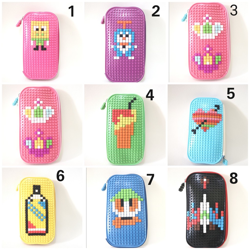 

KOTAK PENSIL LEGO | Lego Pencil Case (Bisa Di Bongkar Pasang) FREE PACK BUBBLE KARDUS