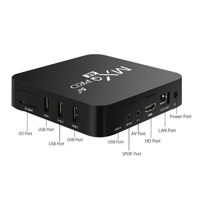 Smartfish Android TV Box 4K Android TV Serbaguna Ultra HD MXG PRO