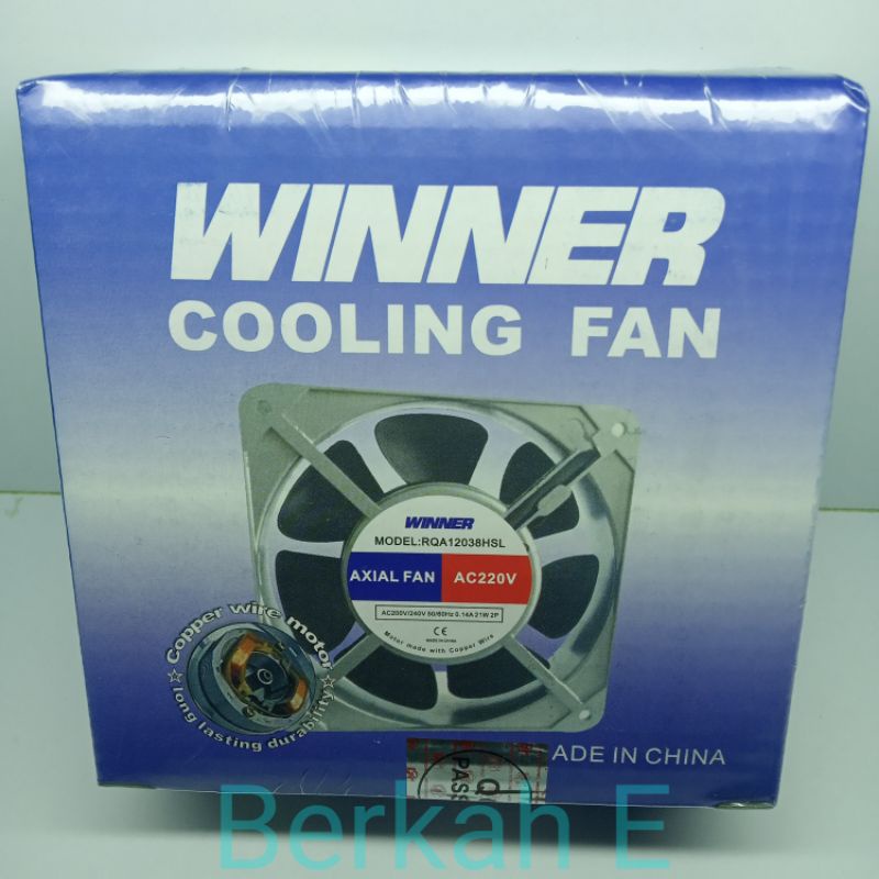 Cooling Fan AC 220 Volt Winner 12x12cm