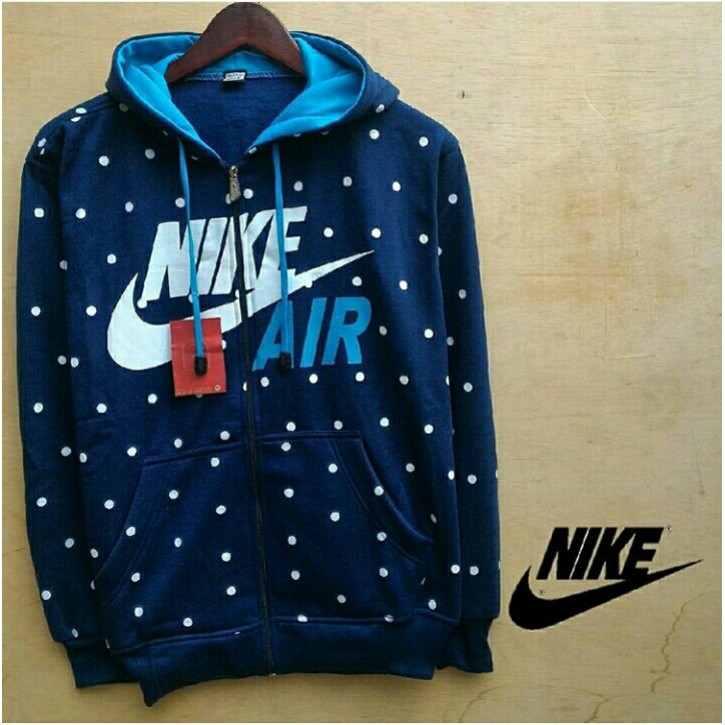 Promo Jaket Nike polkadot women navy S-S3-157