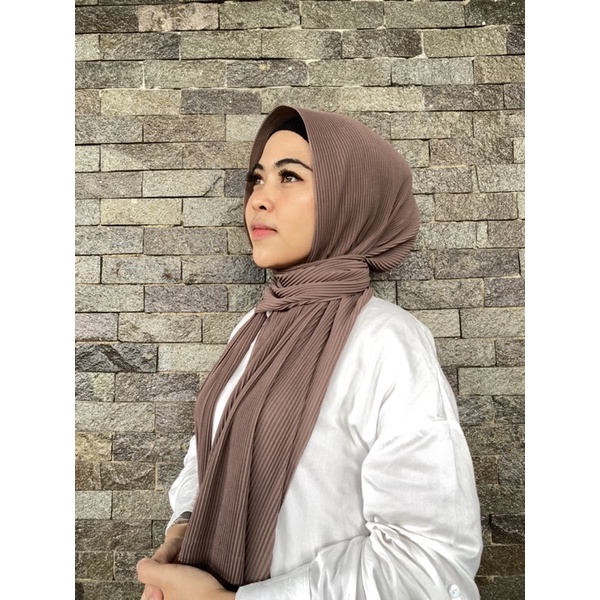PASHMINA PLISKET PREMIUM. KERUDUNG PASHMINA PLISKET MURAH