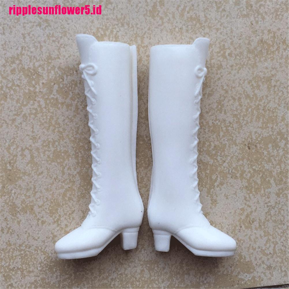 Sepatu Boots High Heels Casual Untuk Boneka Barbie