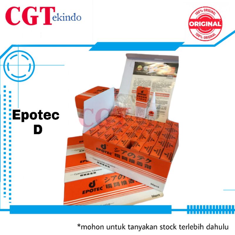 

Lem Epotec D Original / Lem Korea / Lem D (1 Box / 50pcs)